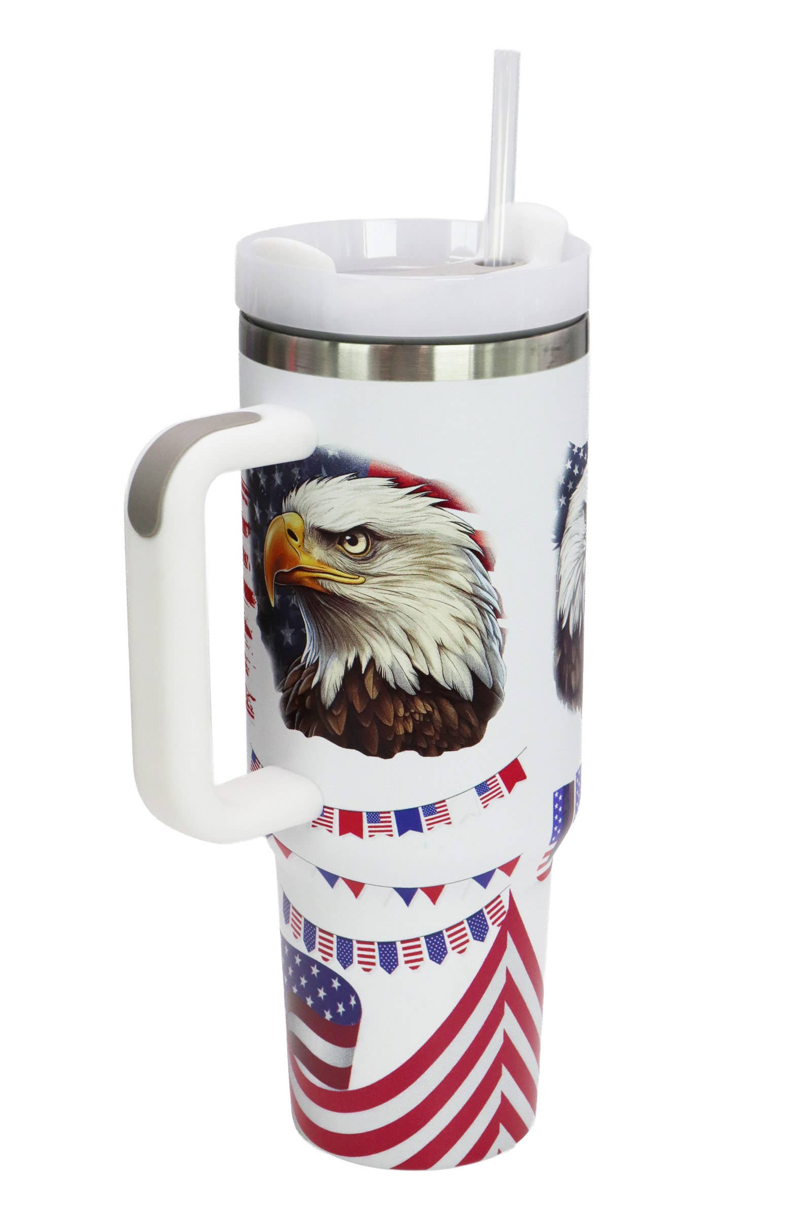 As Shown Usa American Flag Double Wall Tumbler for wholesale on Faire1