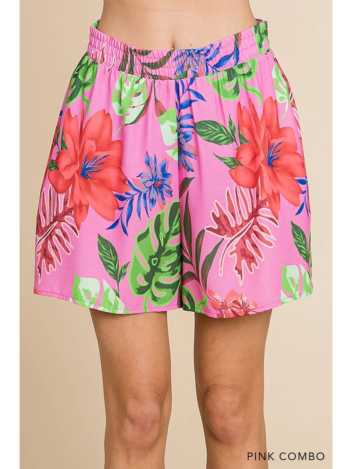 Cotton Bleu - Wholesale Shorts - Women's - 30185W - Bohemian Style Women's Air Flow Print Shorts12