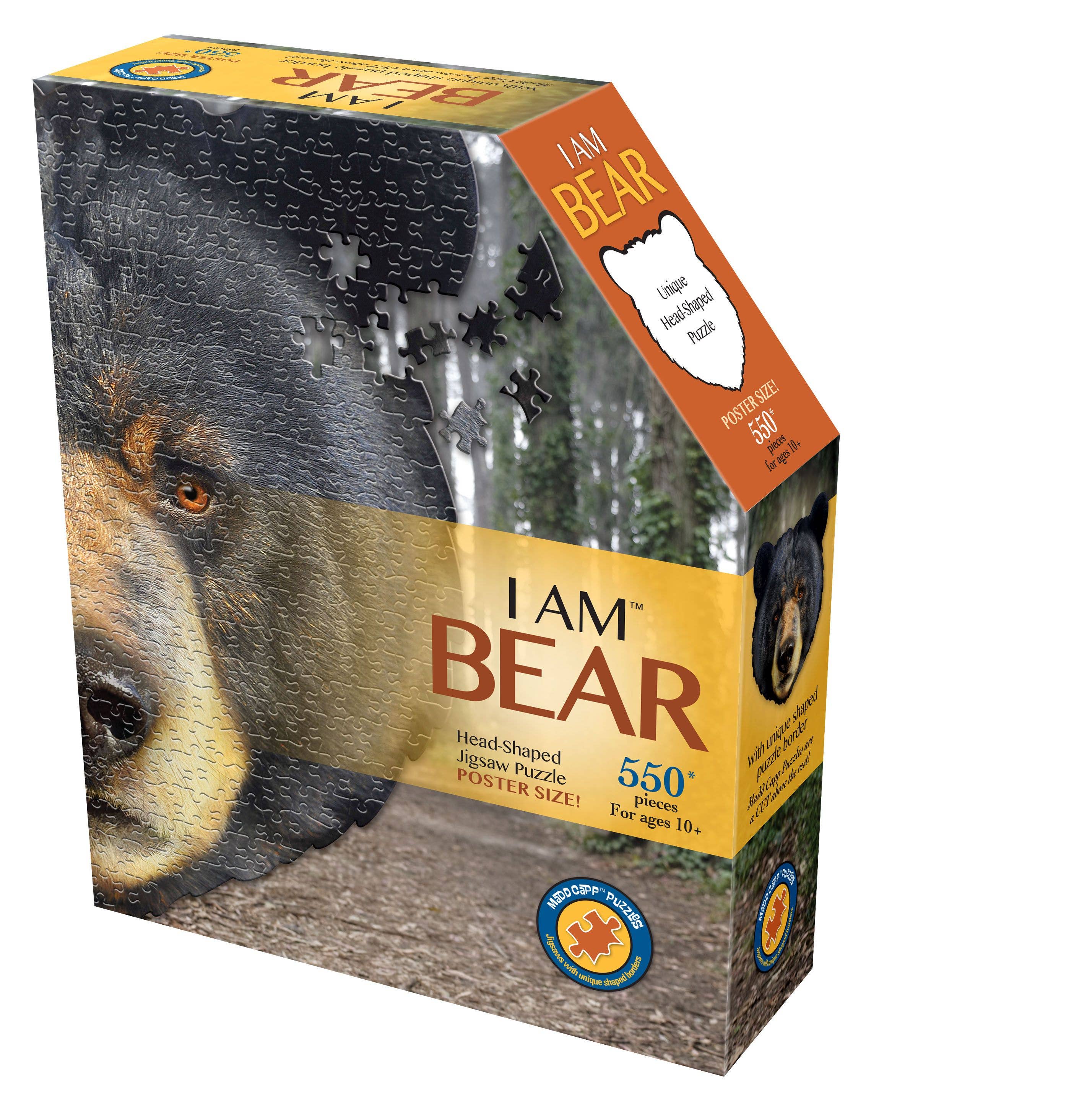 Madd Capp Games & Puzzles - Wholesale Puzzle - Adult - I AM Bear 550 piece jigsaw puzzle gift1