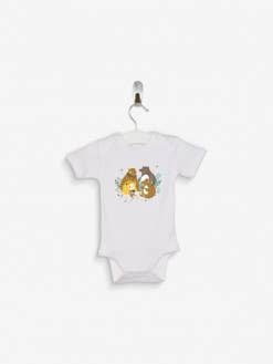 Hvid Boucle d'Or bodysuit 100% økologisk bomuld OEKO-TEX certificeret for engroshandel hos Nos poussins chéris