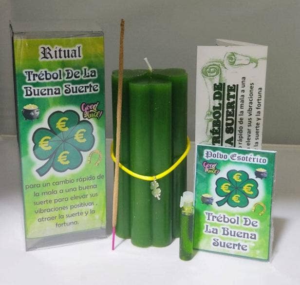 Magic Moon - Wholesale Meditation Supplies - Lucky Clover Ritual - Quick Attraction of Good Fortune and Positive Energy0