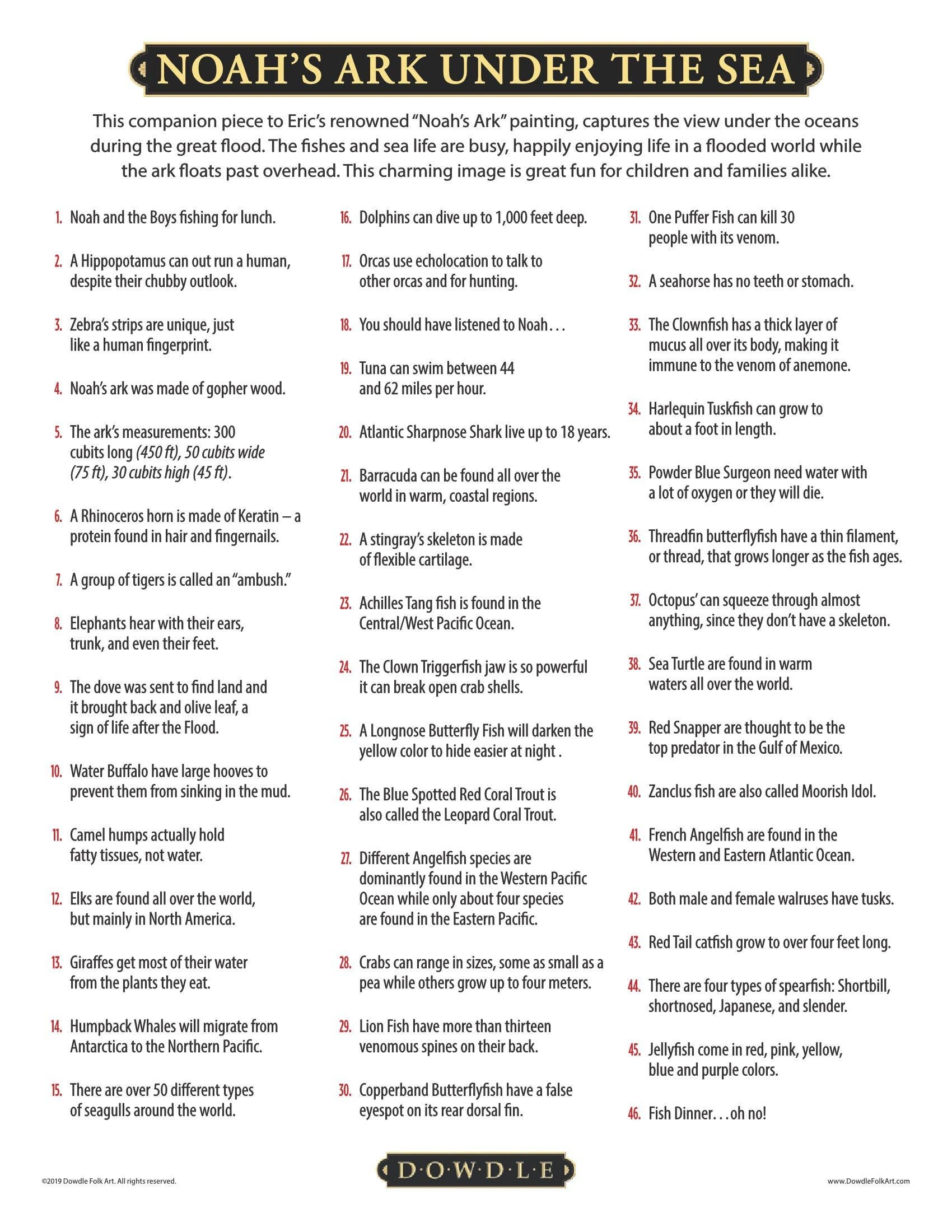 Boardwalk Puzzle Company - Wholesale Puzzle - Adult - Noah's Ark Under the Sea - 1000 Piece3