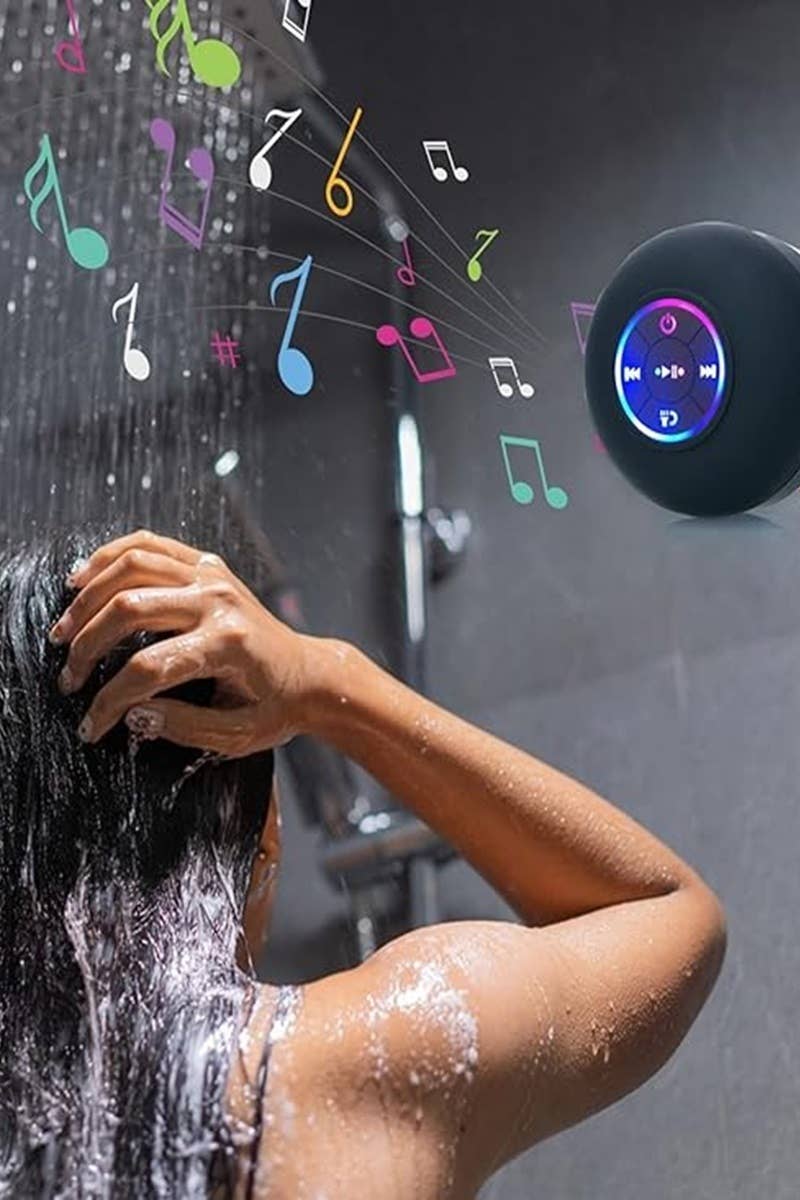 Vanilla Monkey - Vendita all'ingrosso Casse audio - Altoparlante Bluetooth portatile con LED per bagno4