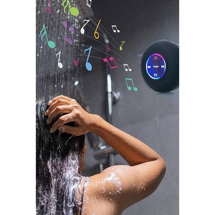 Vanilla Monkey - Vendita all'ingrosso Casse audio - Altoparlante Bluetooth portatile con LED per bagno4