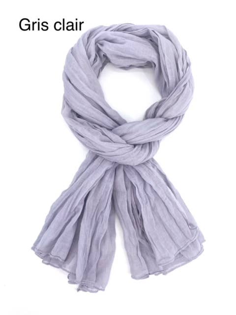 Maison Unik Accessoires - Wholesale Scarf - Unisex - Plain Cheche Scarf 100% Cotton - Unisex - 54 colors46