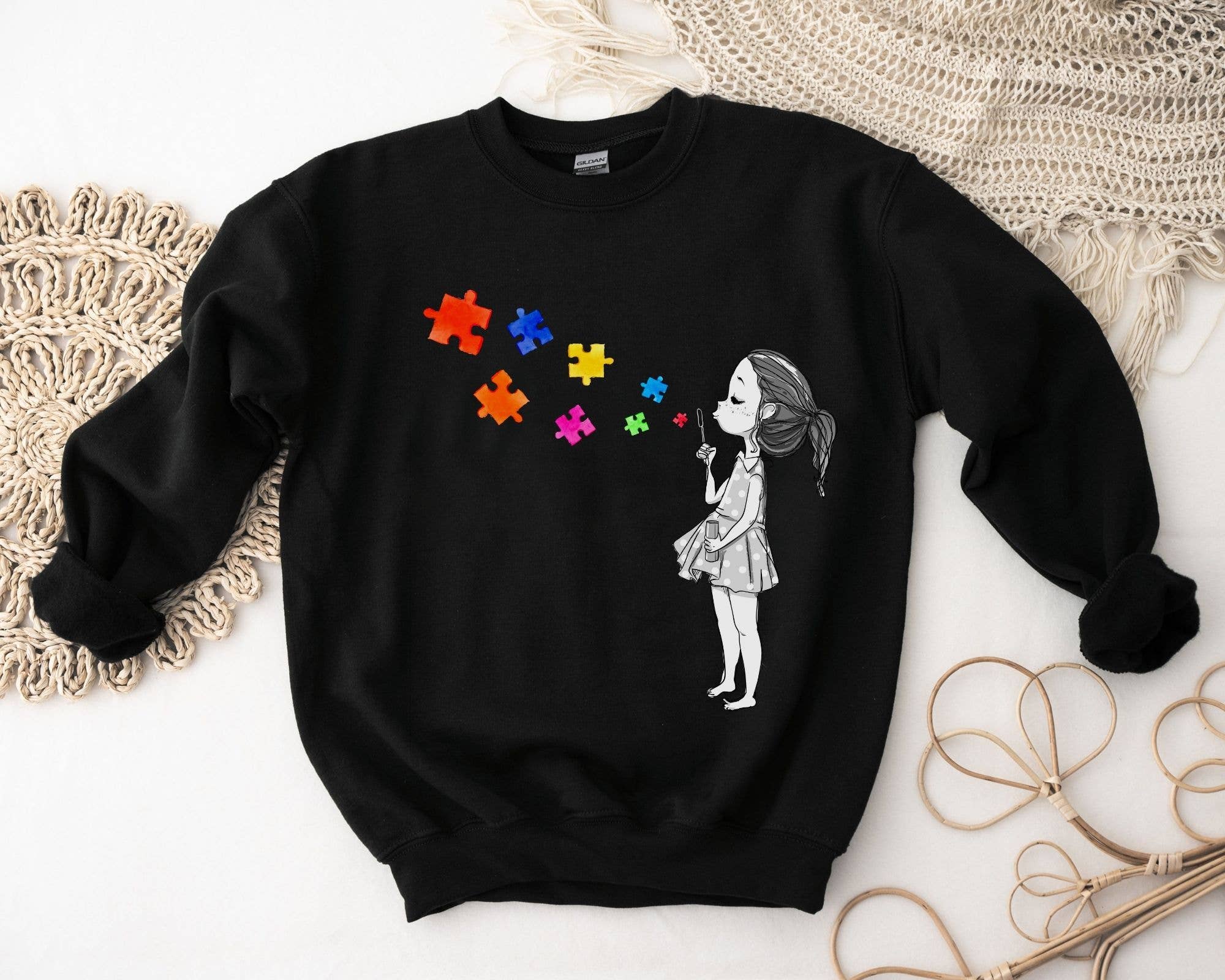 Vivtrek - Wholesale Graphic Sweatshirt - Unisex - Autism Sweatshirt, Autism Mom Shirts, Autism0