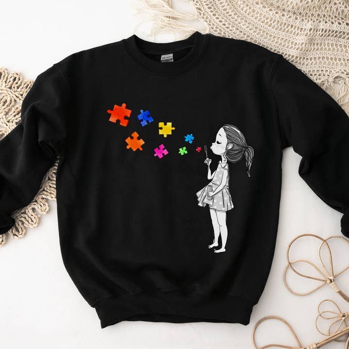 Vivtrek - Wholesale Graphic Sweatshirt - Unisex - Autism Sweatshirt, Autism Mom Shirts, Autism