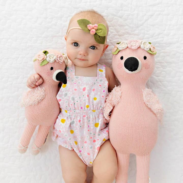 cuddle+kind - Wholesale Doll - Kids - Penelope the flamingo, gives 10 meals6