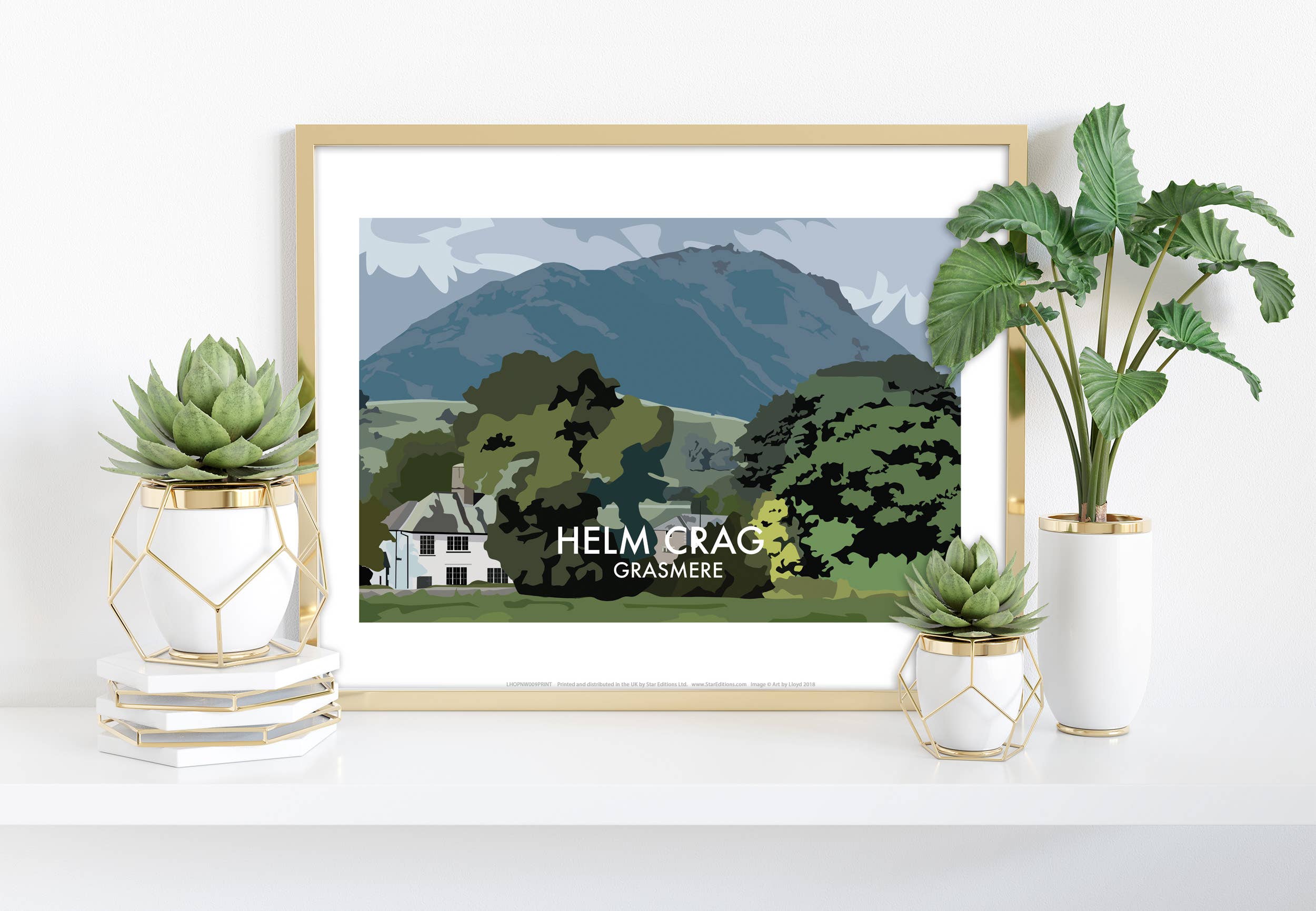 Star Editions – wholesale Art print – Helm Crag - Grasmere - 11X14” Premium Art Print
