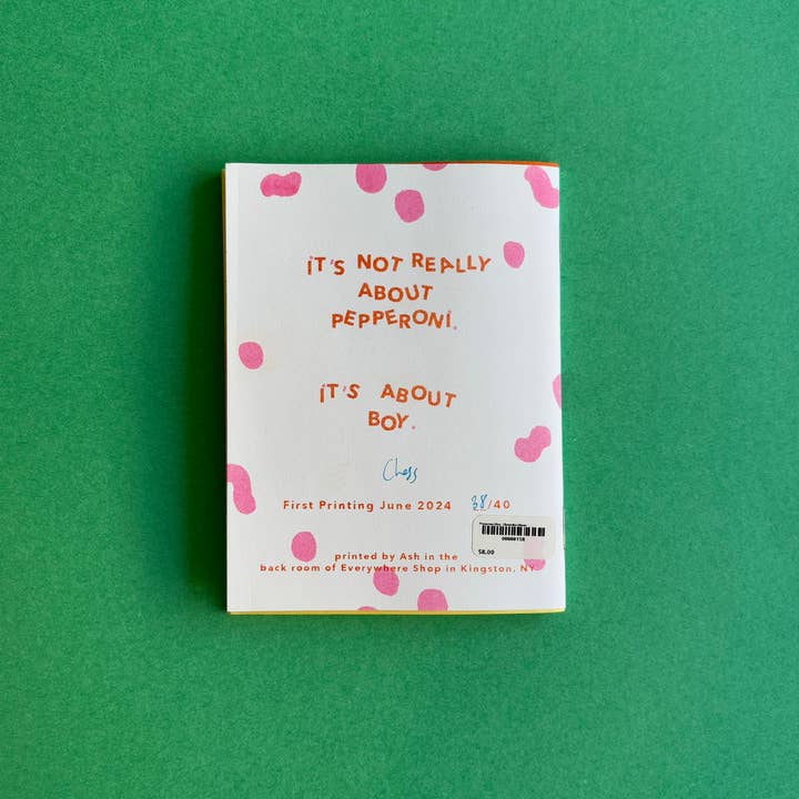 Wet Press - Wholesale Teen & Young Adult Book - Pepperoni Boy - Chess Needham2