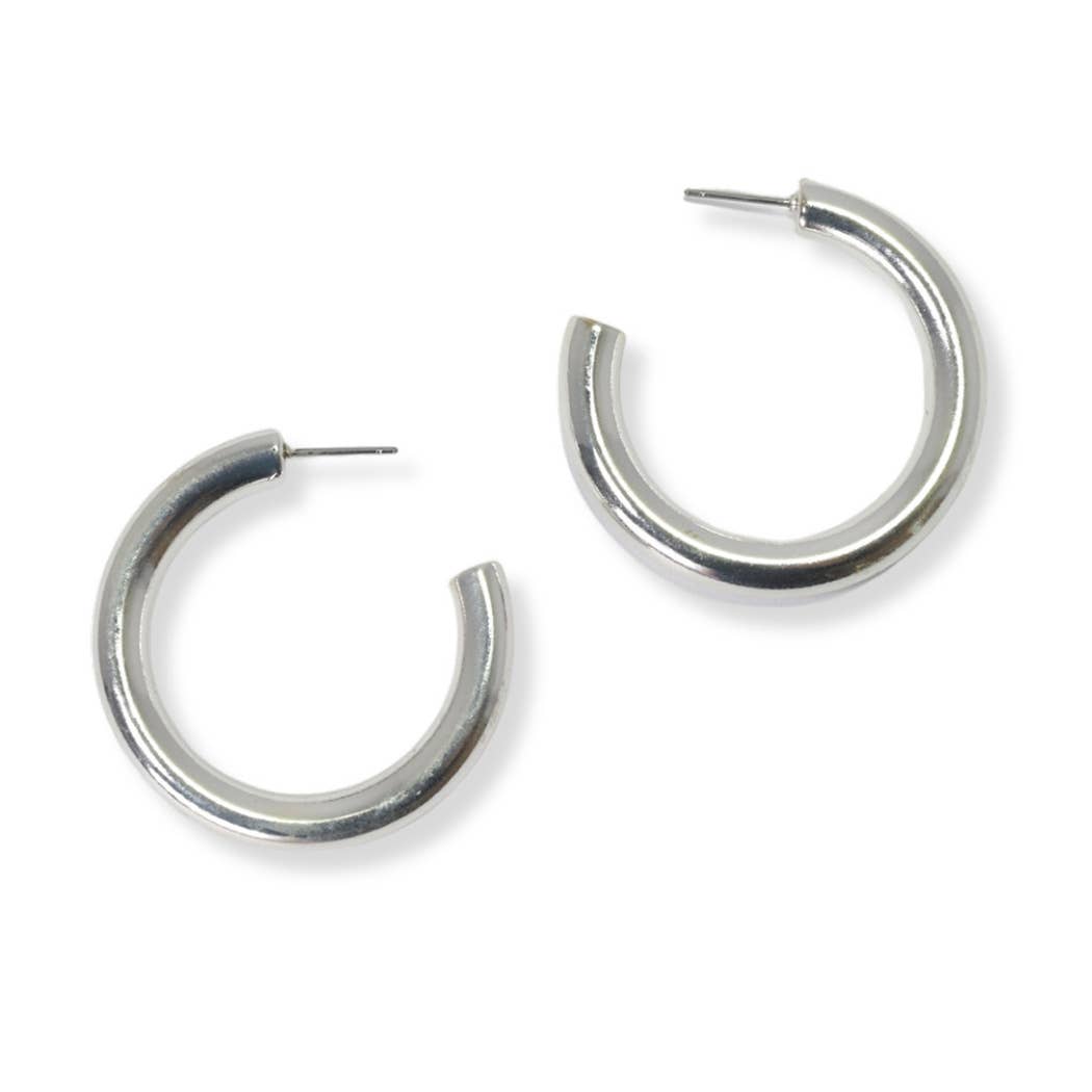 SOPHIA WHOLESALE - Vente Créoles - Boucle d'oreille ronde épaisse0