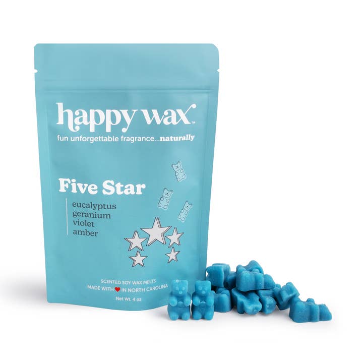 Five Star Wax Melts 4oz Pouch for wholesale by Happy Wax