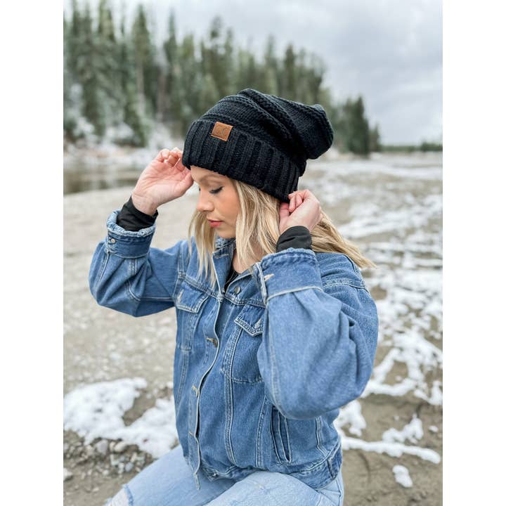 C.C Beanie - Wholesale Beanie - Women's - Slouchy CC Beanies Hat100