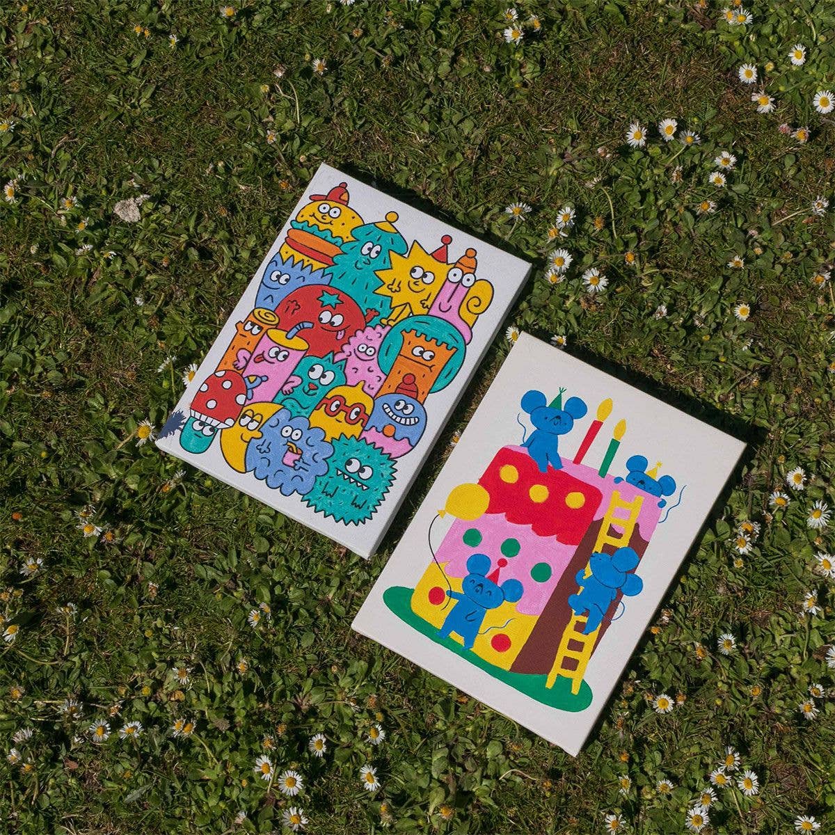 La Petite Épicerie - Wholesale Doe-het-zelf-knutselset - Kinderen - Schilderen op nummer pakket - Petit Pinceau Kids Yummy4