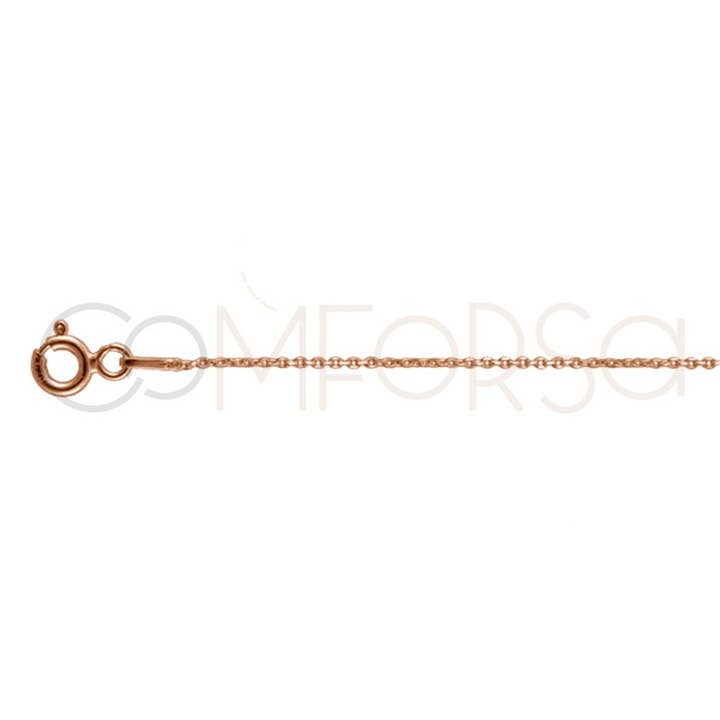 COM FORSA SL - Wholesale Link & Chain Necklace - Sterling Silver 925 Diamond Cable Chain 0.9Mm2