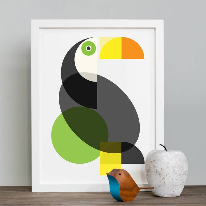 Toucan Children's Print for wholesale by Cloud Cuckoo Design
