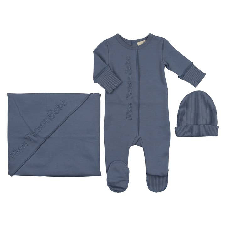 Dapper Bebe Layette Set for wholesale by Mon Tresor Bebe