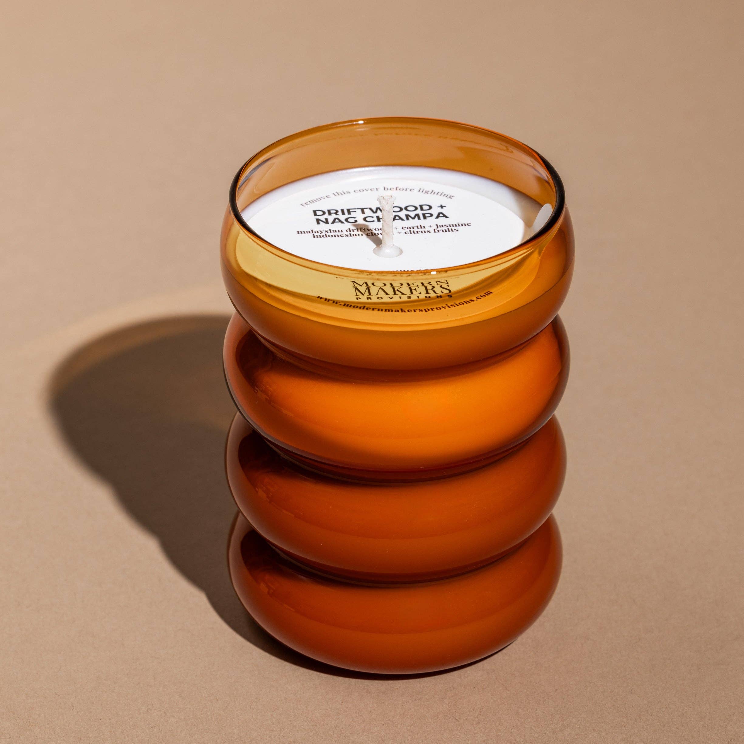 Modern Makers Provisions - Vente Bougie en bocal - Bois flotté + Nag Champa1