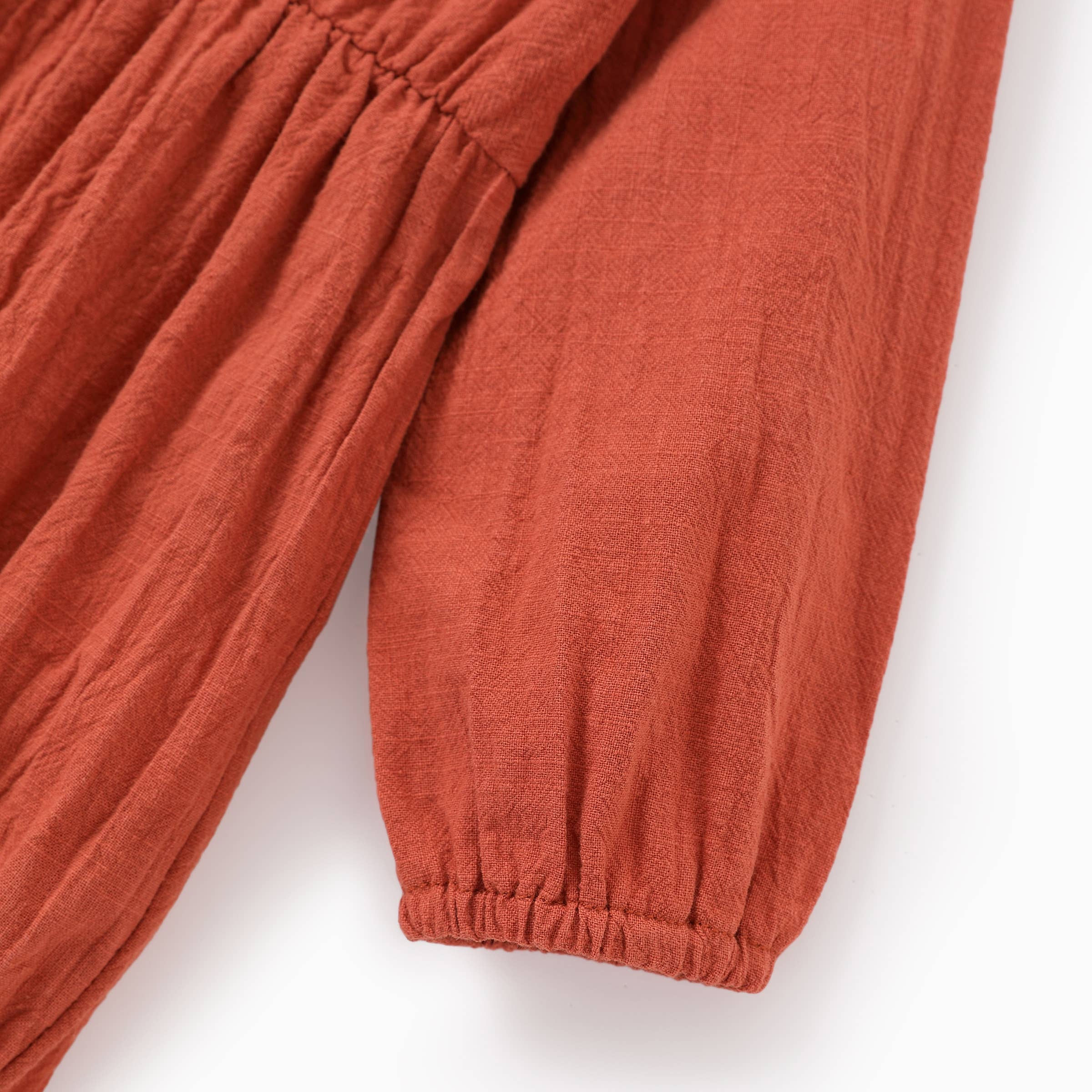 Orange Family Matching Plaid Shirt or Shirred Bodice Tiered Dress for wholesale on Faire8