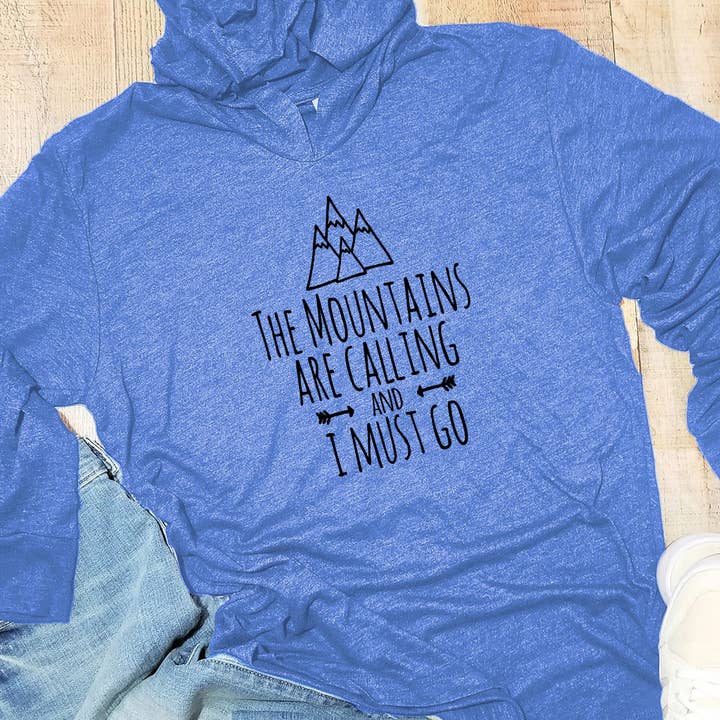 Sudaderas con capucha unisex The Mountains Are Calling para venta al por mayor de Moonlight Makers