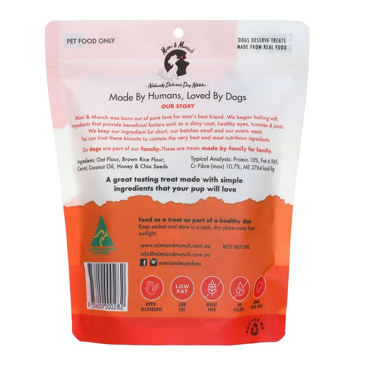 Mimi & Munch - Wholesale Pet treats – Dog - Mimi & Munch Carrot Cupcake Natural Dog Treats1