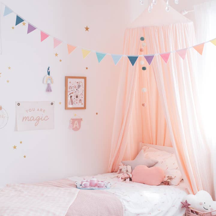 Styled to Sparkle – wholesale Bunting/garland – Pastel Rainbow Bunting - 1 metre | Girls Bedroom Decor3