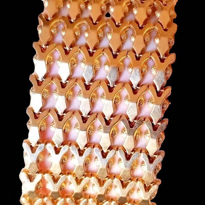 Mid-Century Italian 18k Solid Gold Bracelet Fabbrica Oreficeria Biffi Signed 3VI for wholesale by Gamer Scents