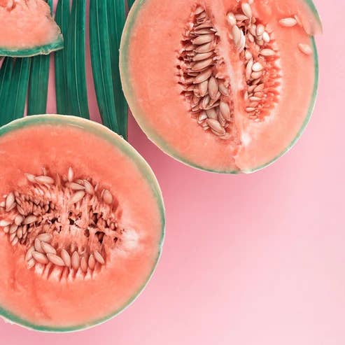 Huile parfumée pour bougie Ultra - Melon rose 7,5 lb pour la vente par General Wax - Candle Making Supplies