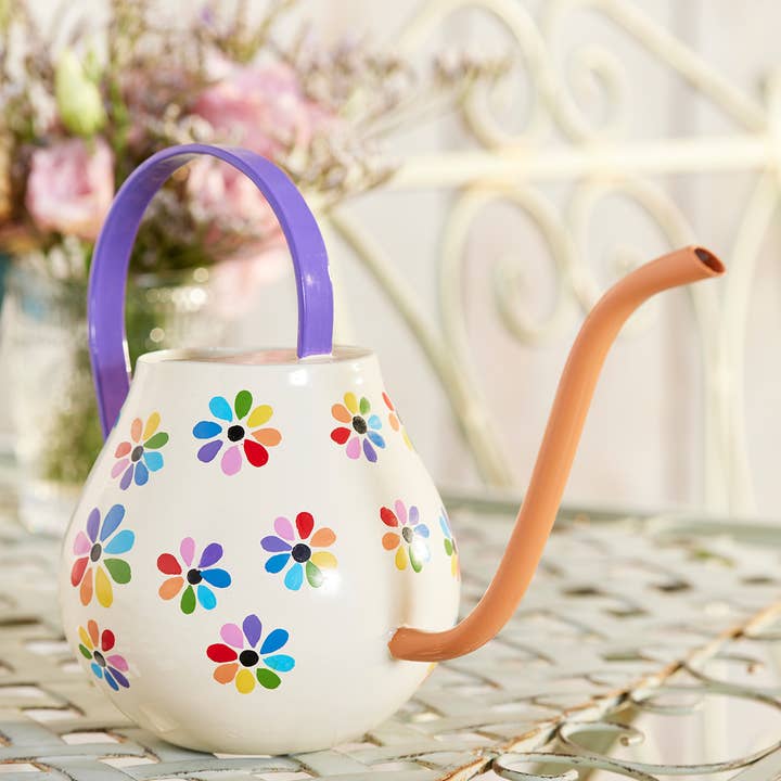 Namaste - Wholesale Watering can - Rainbow Flower Watering Can0