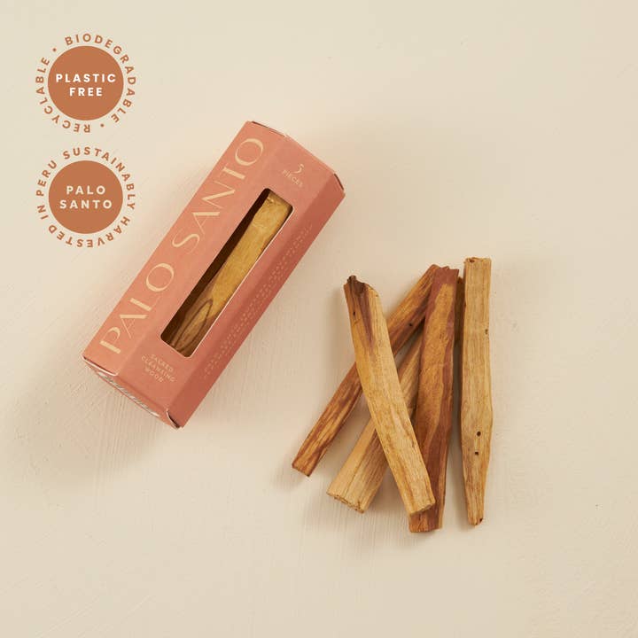 GeoCentral - Wholesale Smudge Stick - Palo Santo Wood Bundle Box - Plastic Free Packaging!