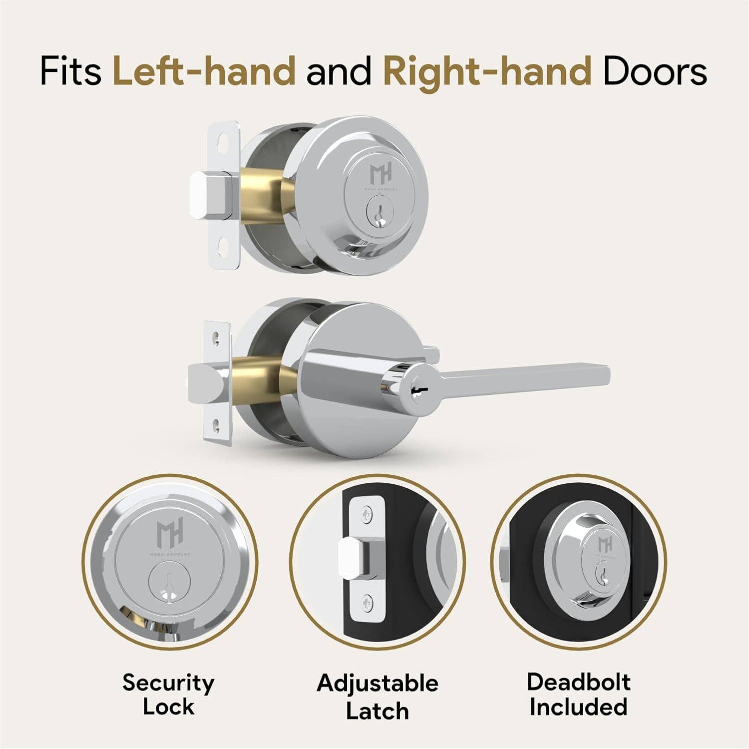 Mega Handles - Wholesale Knob/Pull - Ralph Collection | Door Lever Handle5