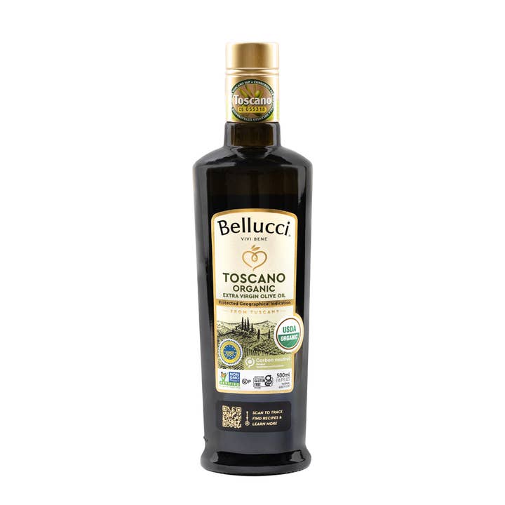Bellucci Tuscan PGI Organic EVOO 16.9 fl oz (500 ml) for wholesale by Bellucci