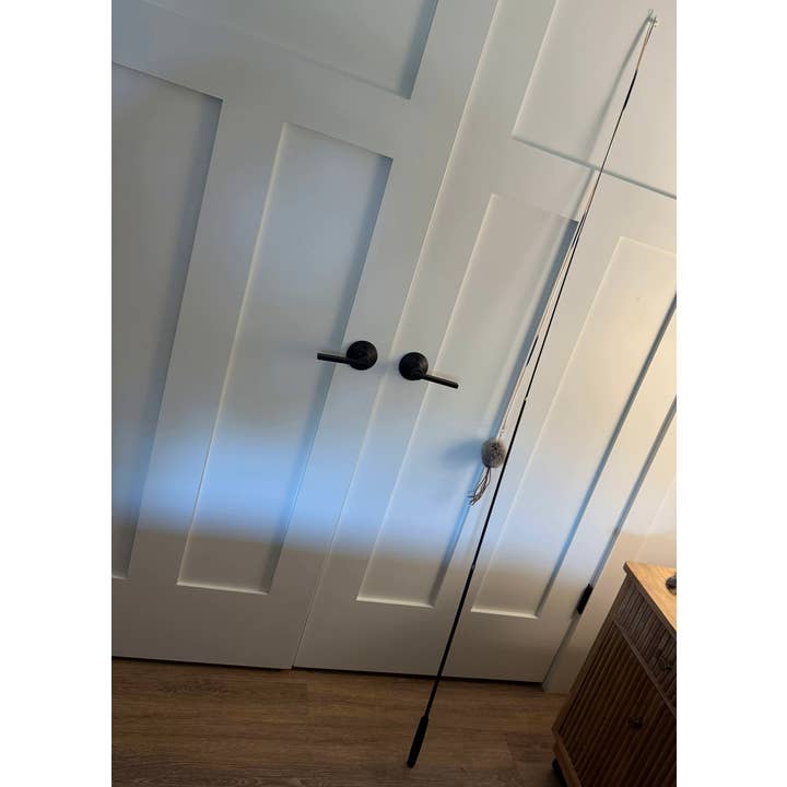 Whiskers 'n Paws Unique Pet Gifts, LLC - Wholesale Pet Toy - Cat - Cat Teaser, Telescopic Fishing Pole 21- 70" Optional Lure1