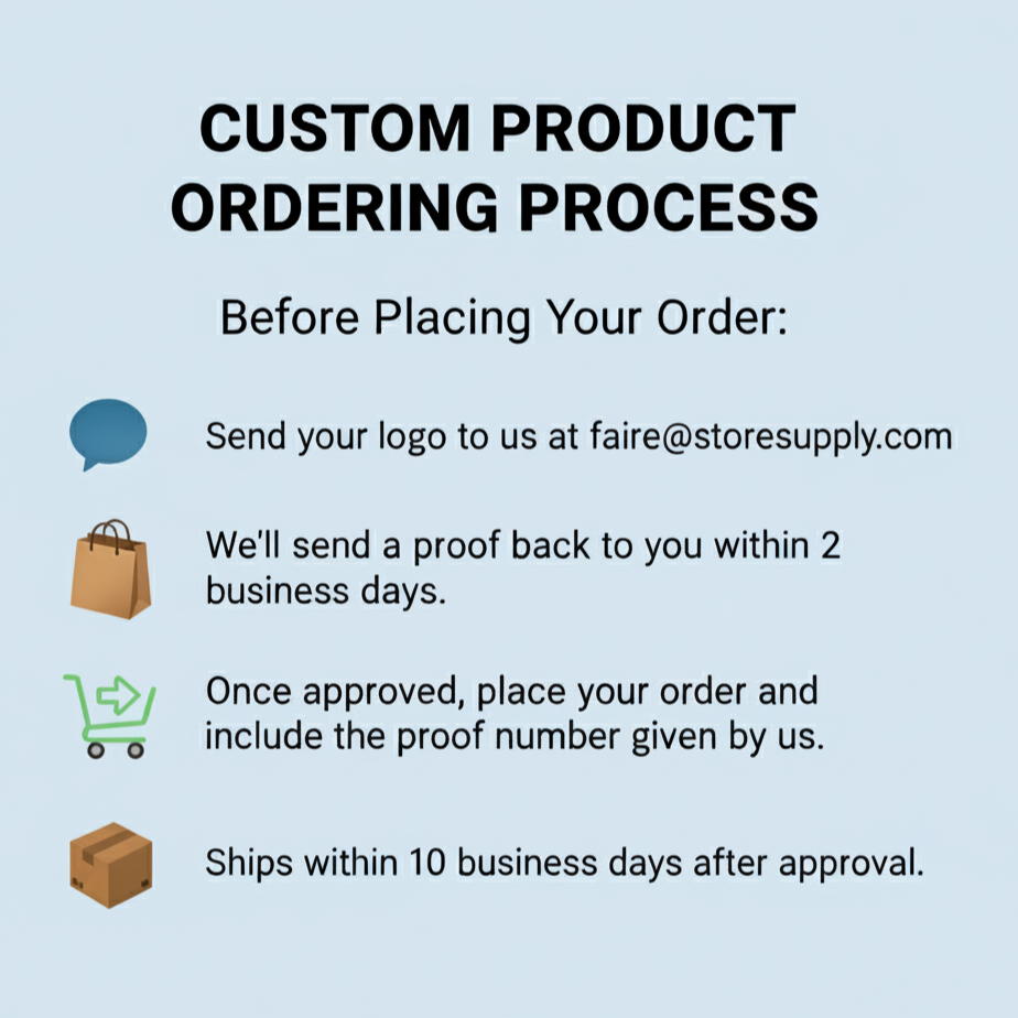 Store Supply Warehouse - Wholesale Gift Tag - Custom Logo Tags - Case of 10010