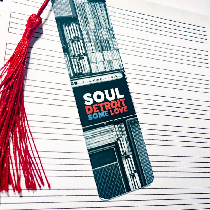 Detroit, Soul Metal Bookmark for wholesale by Creative Hina Design