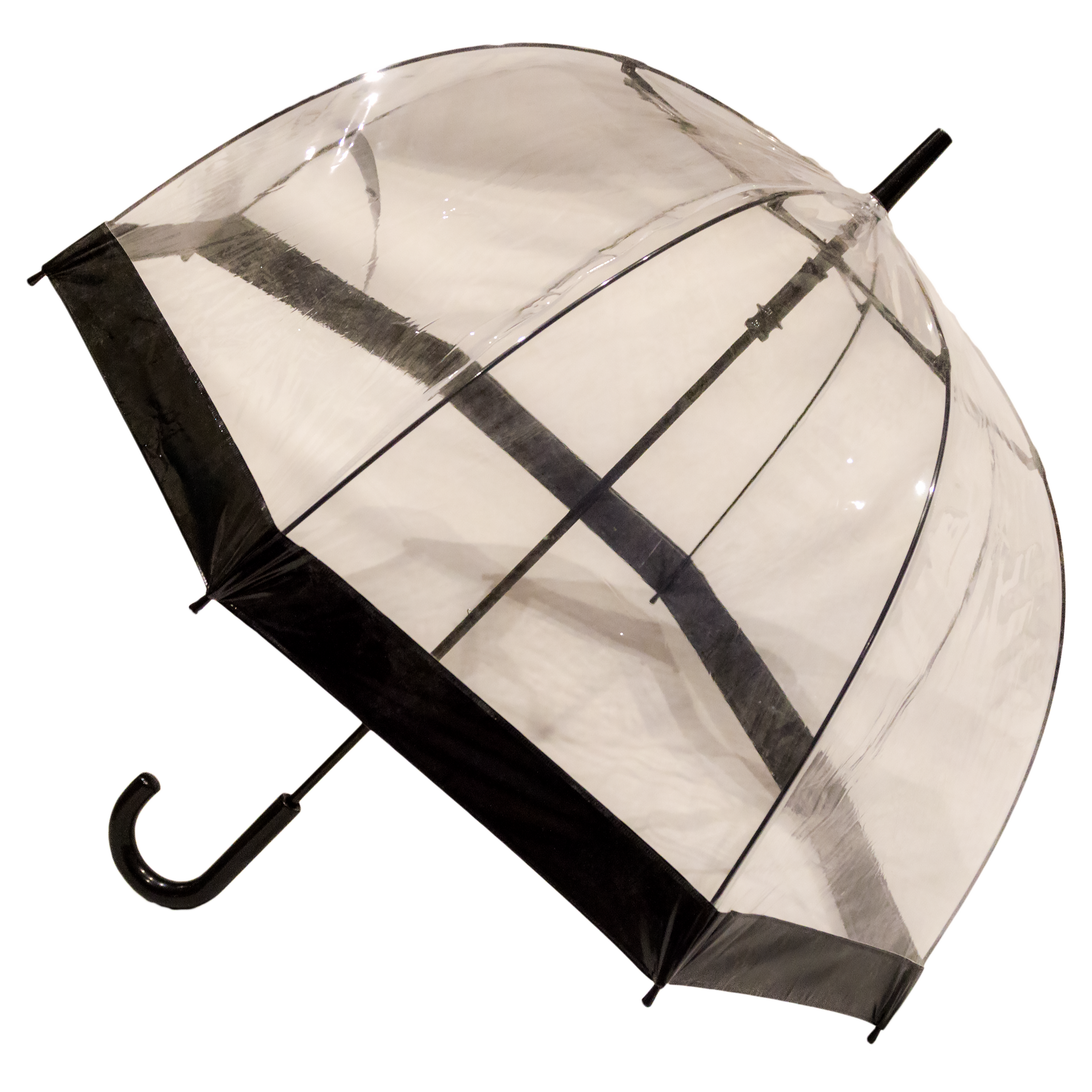 Soake - Wholesale Umbrella - Unisex - Everyday Clear Vinyl Dome Umbrella Black3