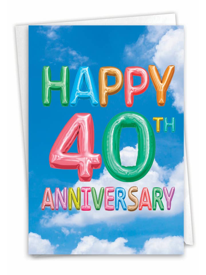 Årsdagskort - Uppblåsta meddelanden - 40 för wholesale av NobleWorks