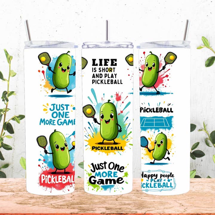 20 Ounce Tumbler - Pickleball for wholesale by Paxton's One Stop Shop LLC