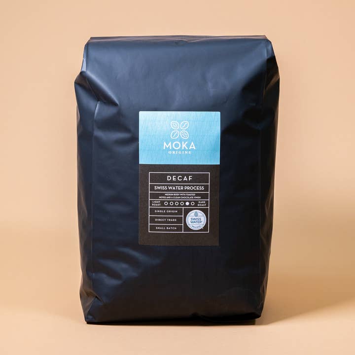 Decaf Swiss Water Process Coffee 5lb for wholesale by Moka Origins