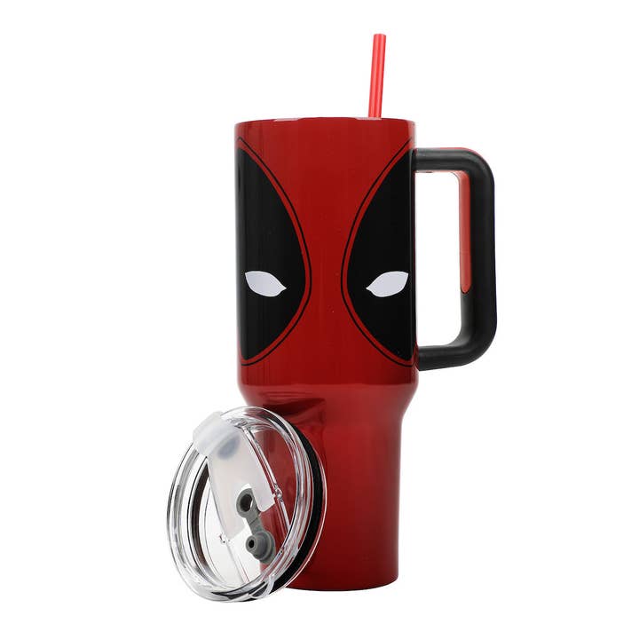 Bioworld Merchandising - Wholesale Insulated Mug/Tumbler - Marvel Deadpool 40 oz. Stainless Steel Tumbler