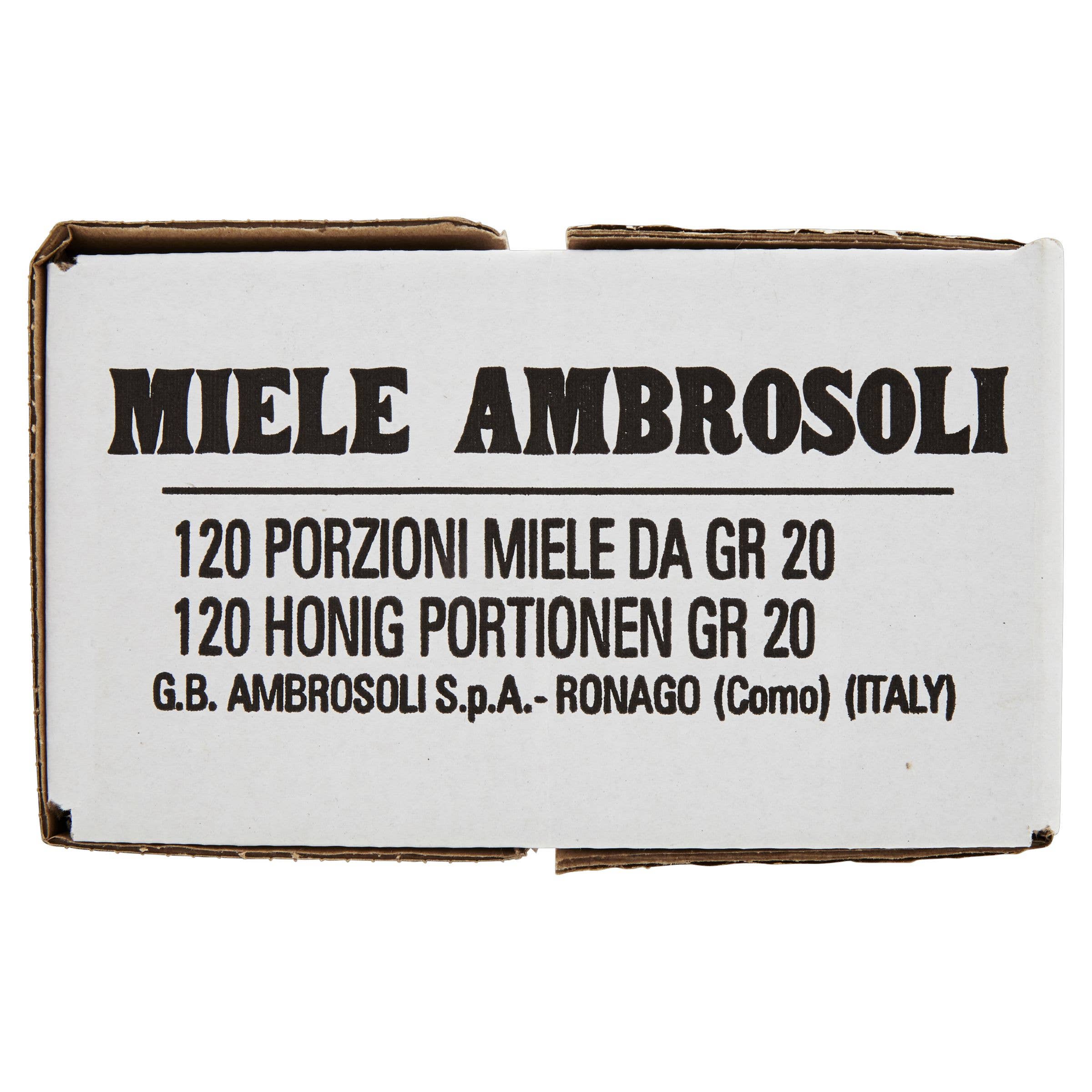 Ambrosoli - Wholesale Honey - PORTIONS OF HONEY OF 20 GR. NET5