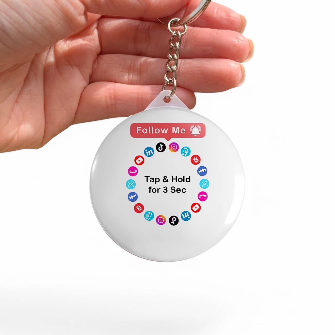 One Team Blessed - Wholesale Keychain - Unisex - Facebook Smart Keychain | Social Media | Tap and Follow NFC7