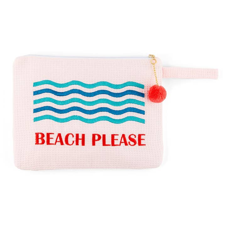 Waterproof Wet Bikini And Swimsuit Bag - Blush Pink for wholesale by Weddingstar Inc.