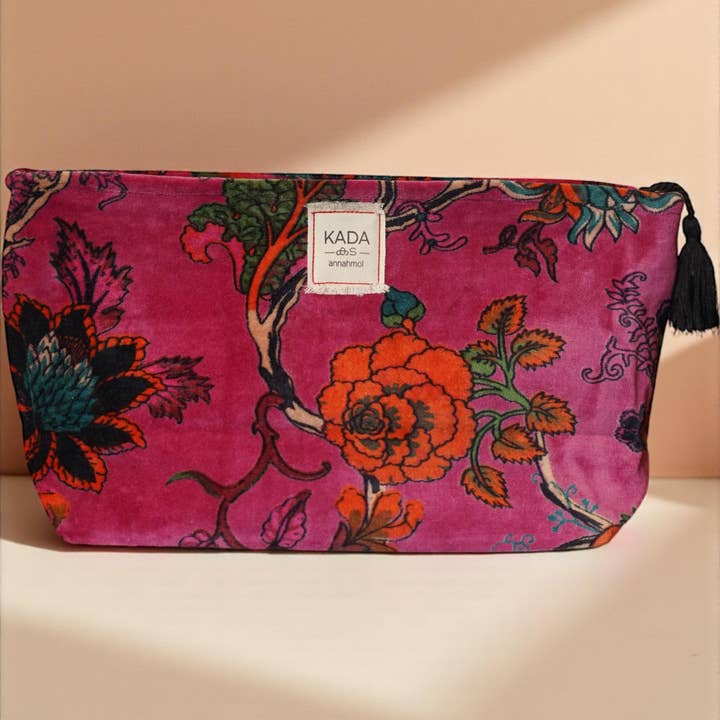 Annahmol - Wholesale Makeup/Cosmetic Bag - Velvet Cosmetic Bag/Pouch: Assorted Prints6