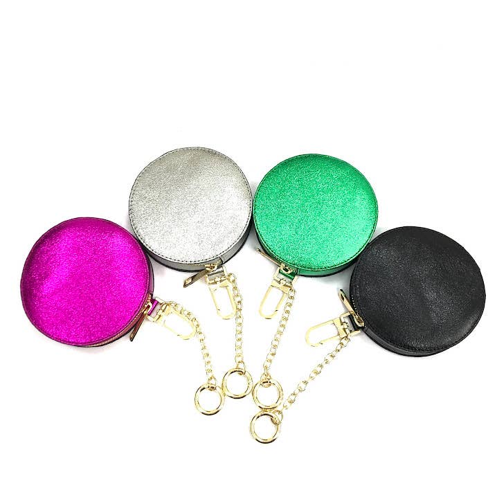 MILANO AMOUR – Porta-moedas - Mulher por atacado – Carteira Redonda Mini World Laminato para Moedas8