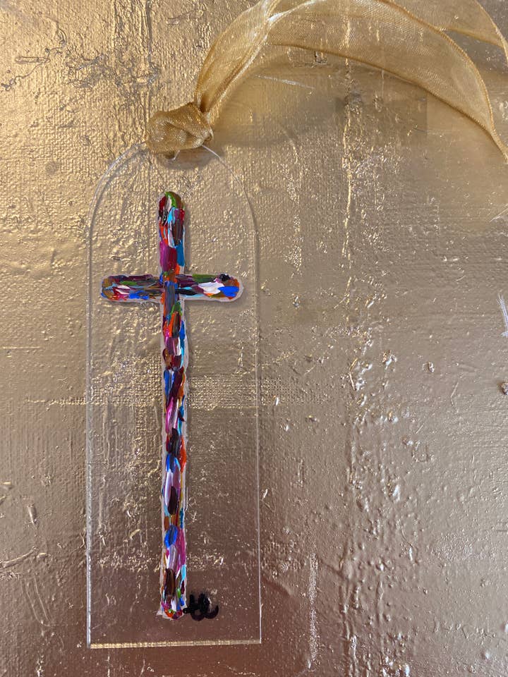 Akryl Cross bokmärke för wholesale av Loftin Design Co