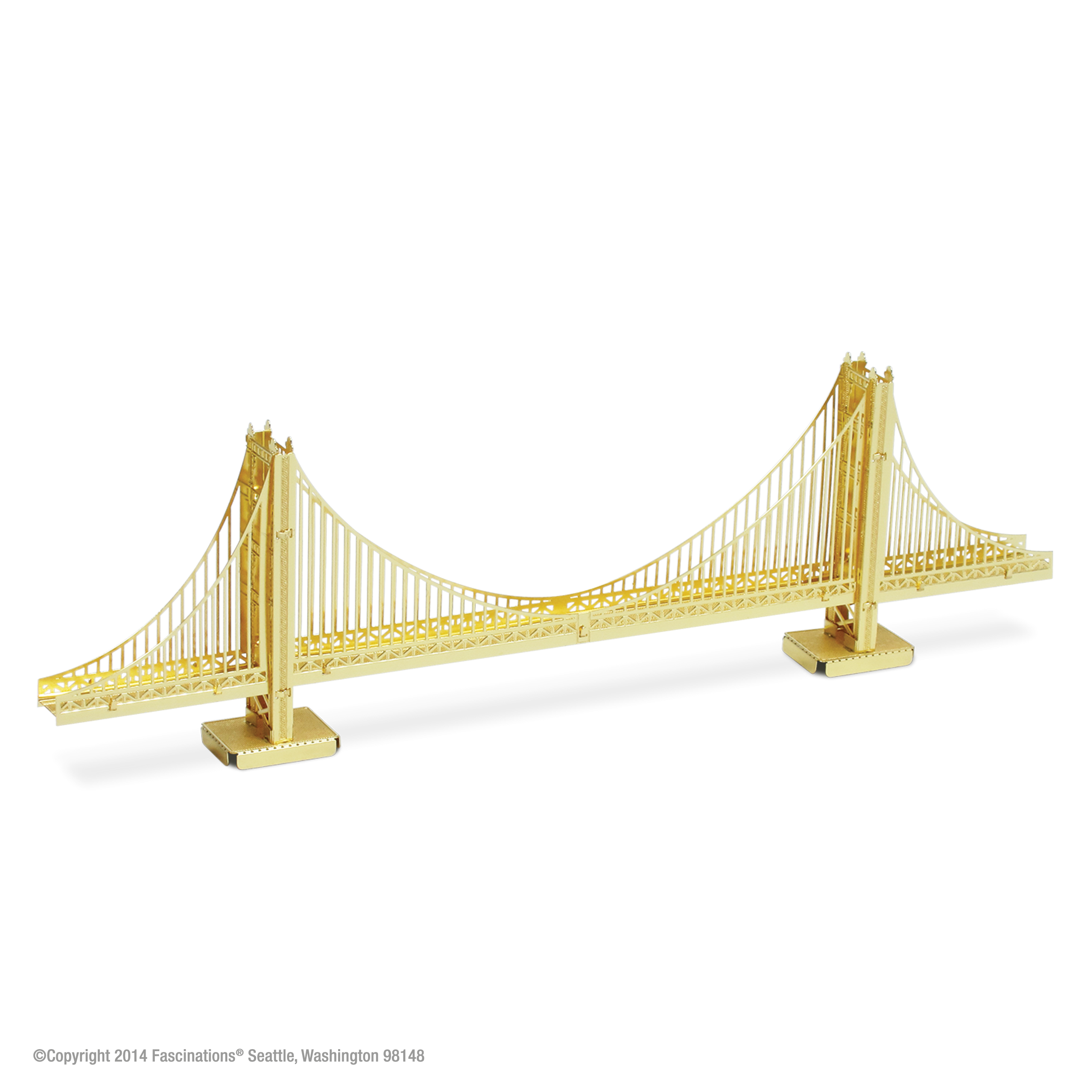 MADNESSTOYS - Wholesale DIY Craft Kit - Golden Gate Bridge - Gold0