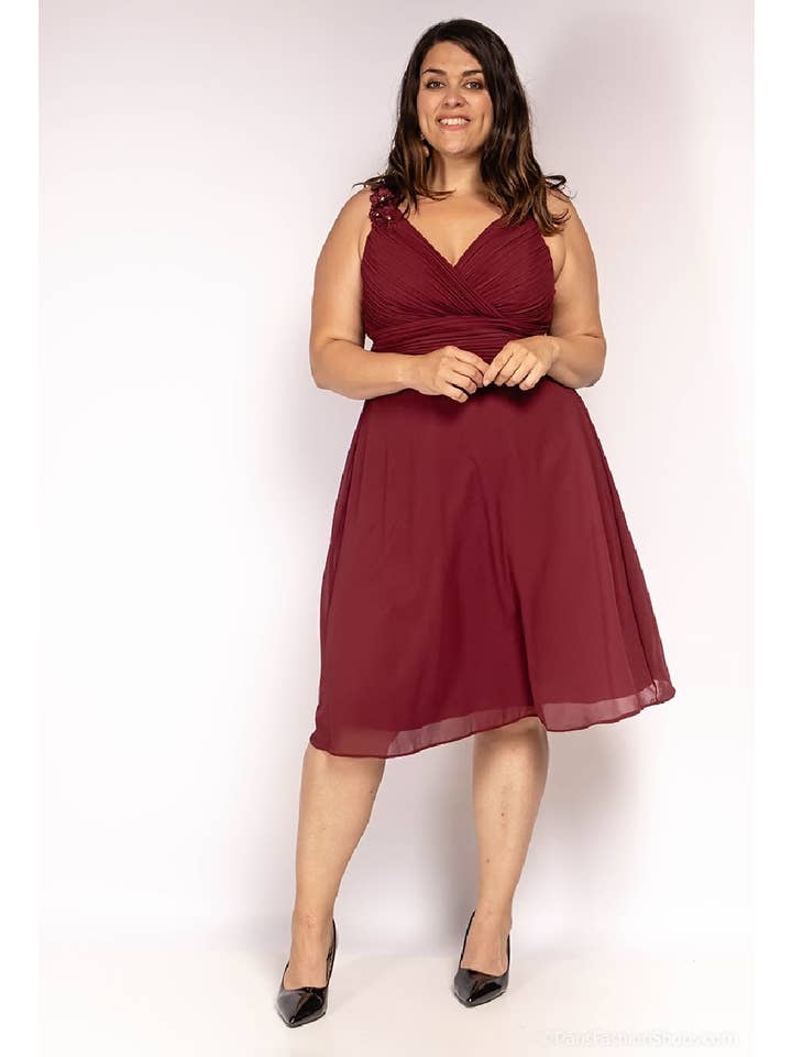 Eva & Lola - Epsilonn - Wholesale Dress - Women's - HM2103-1 - Elegant plus-size dress4