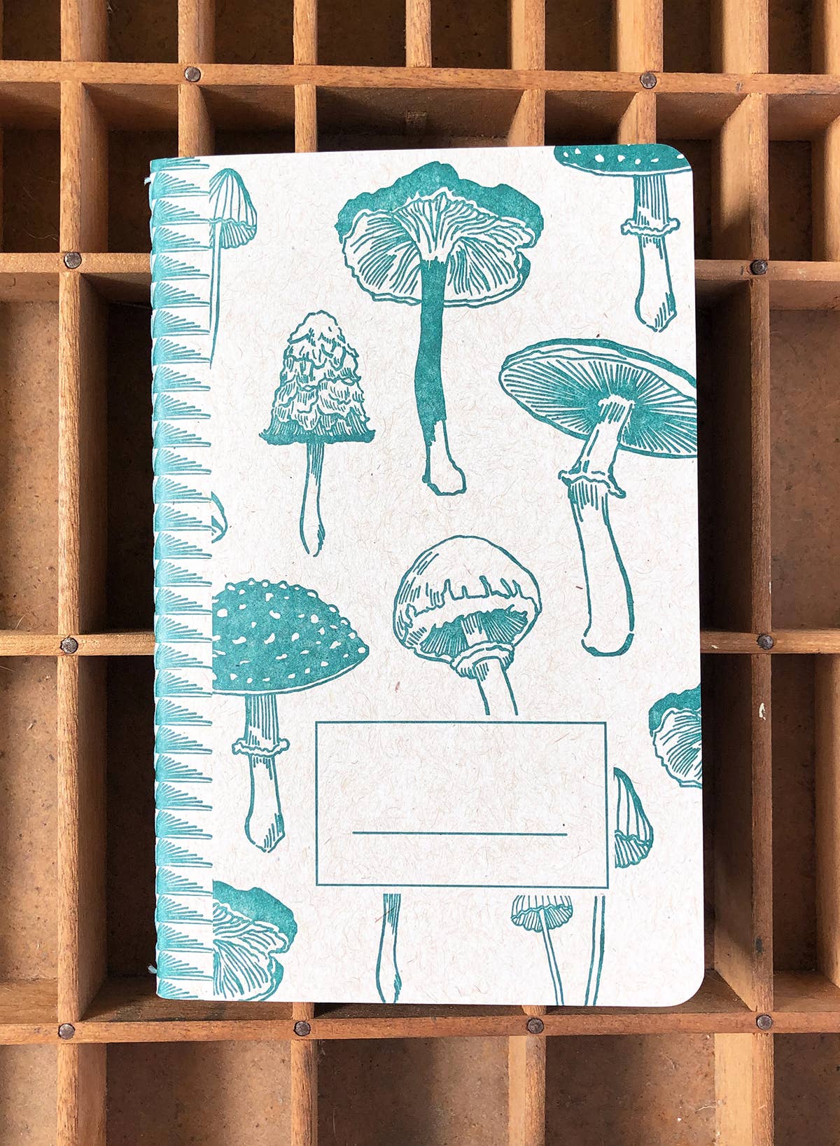 Blackbird Letterpress – wholesale Notebook – mushrooms notebook2