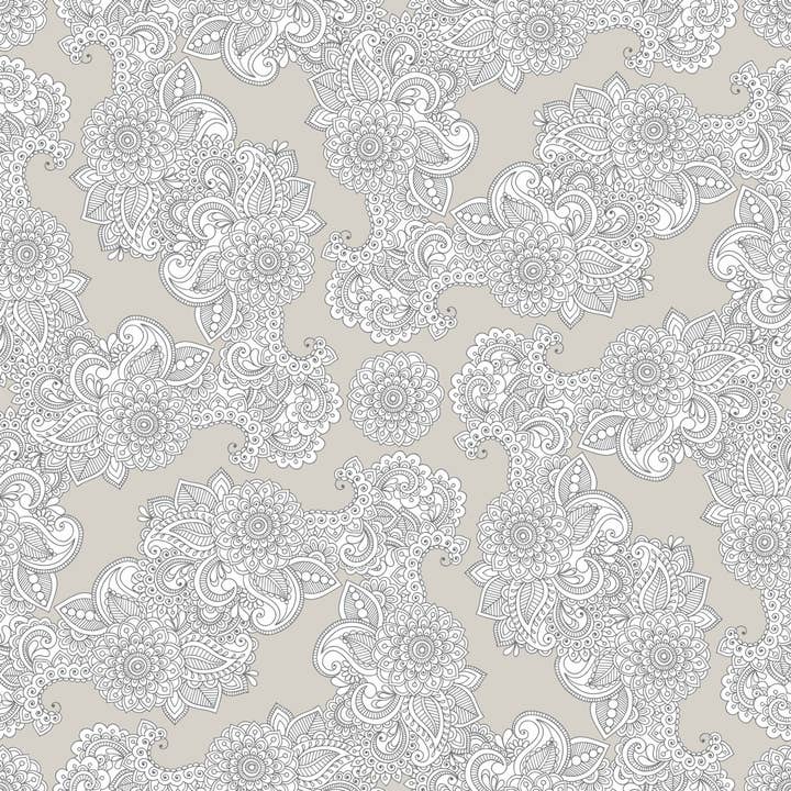 Paisley - Papel de Parede Vintage por atacado de Detroit Wallpaper Co.